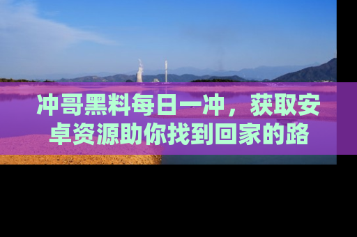 冲哥黑料每日一冲，获取安卓资源助你找到回家的路