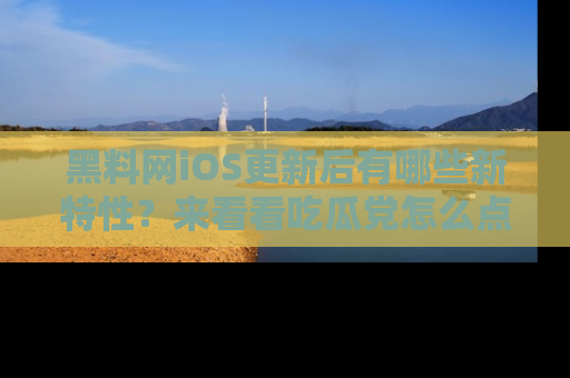 黑料网iOS更新后有哪些新特性？来看看吃瓜党怎么点评！