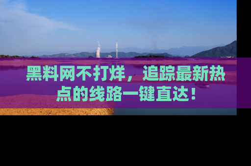 黑料网不打烊，追踪最新热点的线路一键直达！