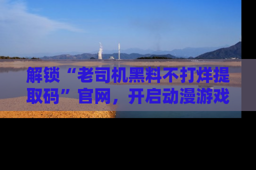 解锁“老司机黑料不打烊提取码”官网，开启动漫游戏的新次元之旅！