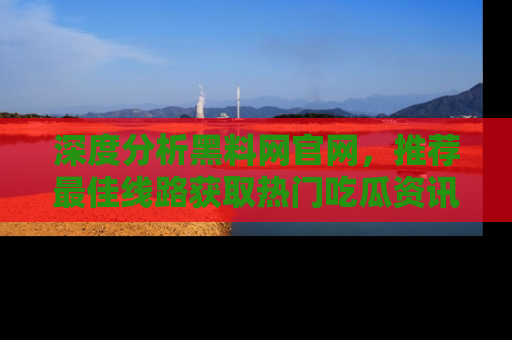 深度分析黑料网官网，推荐最佳线路获取热门吃瓜资讯