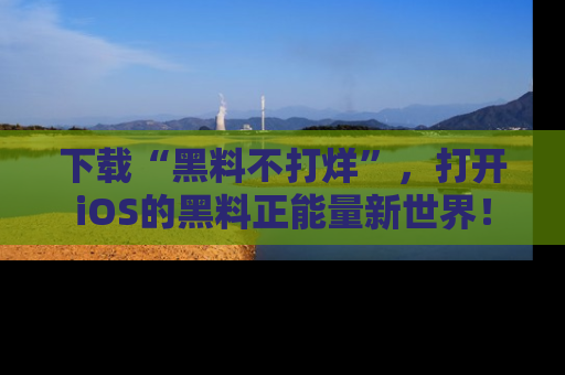 下载“黑料不打烊”，打开iOS的黑料正能量新世界！