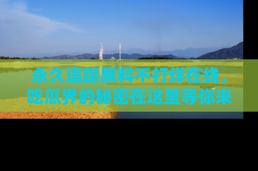 永久追踪黑料不打烊在线，吃瓜界的秘密在这里等你来发现！