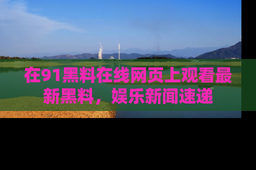 在91黑料在线网页上观看最新黑料,娱乐新闻速递