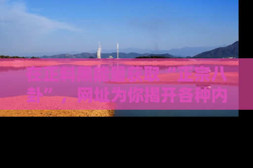 在正料黑能量获取“正宗八卦”,网址为你揭开各种内幕故事!