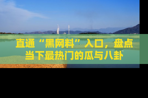 直通“黑网料”入口,盘点当下最热门的瓜与八卦